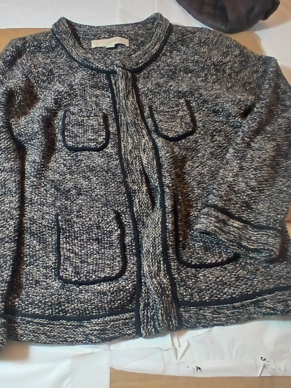 Ann Taylor Loft Dual Front Pocket Open Jackets Size XS